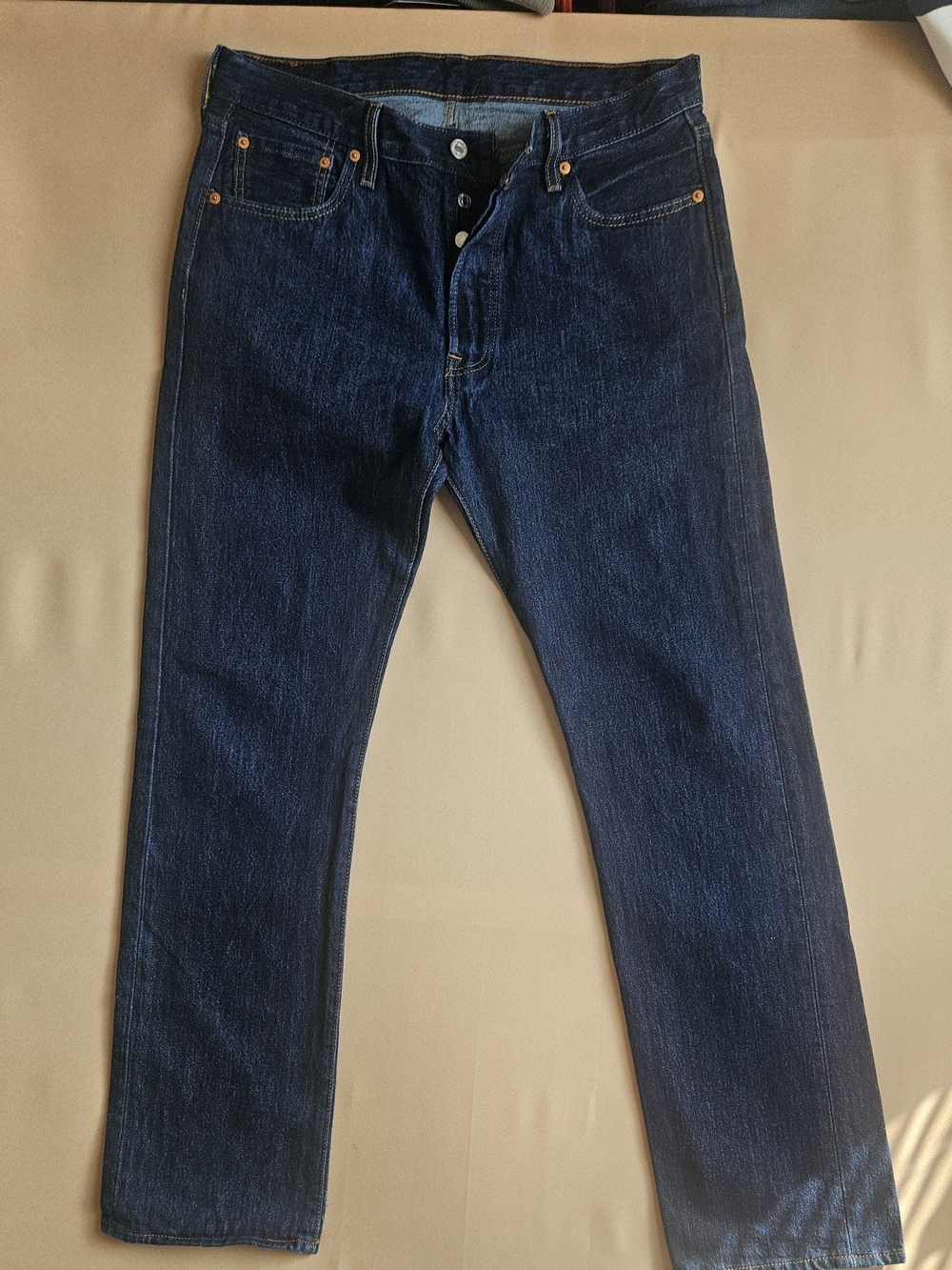 Levi's Dark Blue Straight-Leg Jeans